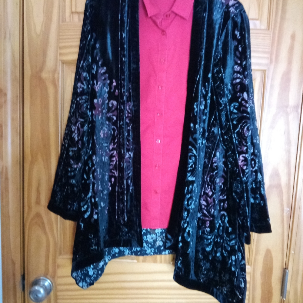 Coldwater Creek Black Kamino